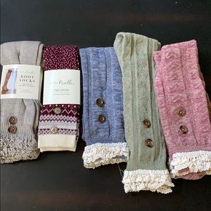 NWT Simply Noelle Boot Socks